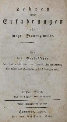 Bild Nr.1: 137-641 Lehren und Erfahrungen: (Küche und Haushalt, Kochbücher)