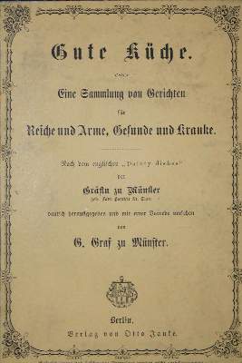 Bild Nr.1: 137-644 Münster,H. Gräfin zu.: (Küche und Haushalt, Kochbücher)