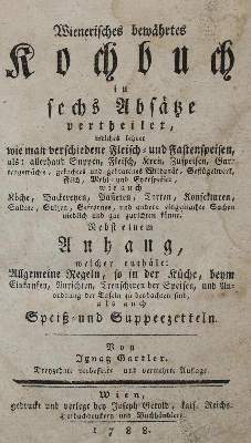 Bild Nr.2: 137-646 Gartler,I.: (Küche und Haushalt, Kochbücher, Österreich)