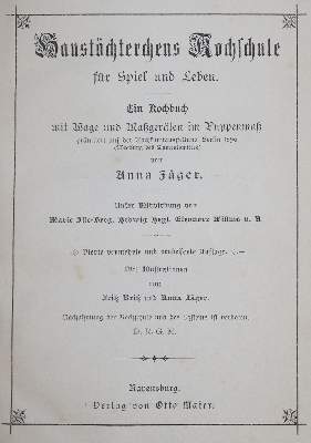 Bild Nr.1: 137-650 Puppenkochbücher.: (Küche und Haushalt, Kochbücher)