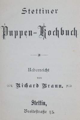 Bild Nr.6: 137-650 Puppenkochbücher.: (Küche und Haushalt, Kochbücher)