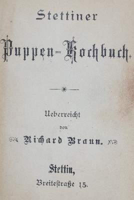 Bild Nr.7: 137-650 Puppenkochbücher.: (Küche und Haushalt, Kochbücher)