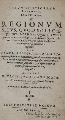 Bild Nr.1: 137-67 Buchanan,G.: (Alte Drucke, Handschriften und Theologie)