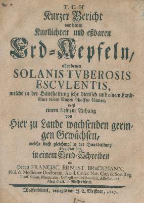 Bild Nr.1: 137-687 H(oppe),T.C.: (Land- und Forstwirtschaft, Landwirtschaft, Kartoffeln)
