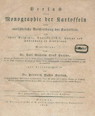 Bild Nr.1: 137-688 Putsche,C.W.E.: (Land- und Forstwirtschaft, Landwirtschaft, Kartoffeln)