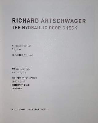 Bild Nr.2: 137-714 Artschwager,R.: (Kunstwissenschaft)