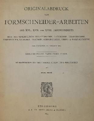 Bild Nr.2: 137-729 Heitz,P.: (Kunstwissenschaft)