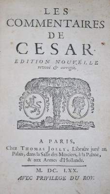 Bild Nr.1: 137-74 Caesar,C.J.: (Alte Drucke, Handschriften und Theologie)