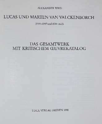 Bild Nr.1: 137-783 Wied,A.: (Valckenborch)