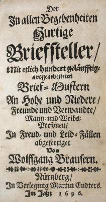 Bild Nr.2: 137-792 Brauser,W.: (Briefsteller)