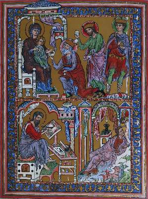 Bild Nr.1: 137-822 Goslarer Evangeliar.: (Faksimile)