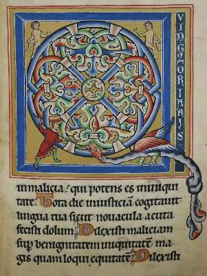 Bild Nr.2: 137-826 Landgrafenpsalter, Der.: (Faksimile)