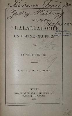 Bild Nr.1: 137-855 Winkler,H.: (Lexika - Wörterbücher - Sprachwissenschaften, Ungarn)