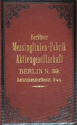 Bild Nr.1: 137-865 Berliner: (Typographie und Kalligraphie)