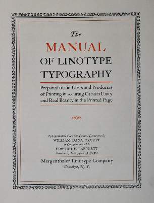 Bild Nr.3: 137-870 Orcutt,W.D. u. E.E.Bartlett.: (Typographie und Kalligraphie)