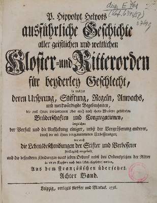 Bild Nr.1: 137-898 Helyot,P.H.: (Mode und Trachten)