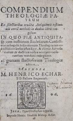 Bild Nr.1: 137-92 Eckhard,H.: (Alte Drucke, Handschriften und Theologie)
