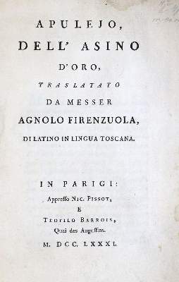 Bild Nr.1: 137-963 Apuleius.: (Literatur und illustrierte Bücher bis 19.Jahrhundert)
