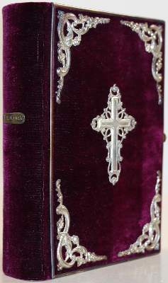 Bild Nr.1: 137-97 Violetter Samteinband: (Einband)