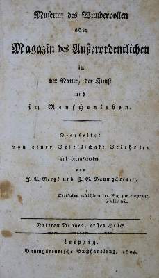 Bild Nr.2: 137-971 Bergk,J.A. u. F.G.Baumgärtner.: (Literatur und illustrierte Bücher bis 19.Jahrhundert)