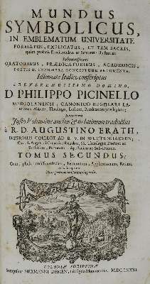 Bild Nr.3: 137-99 Picinelli,P.: (Emblemata)