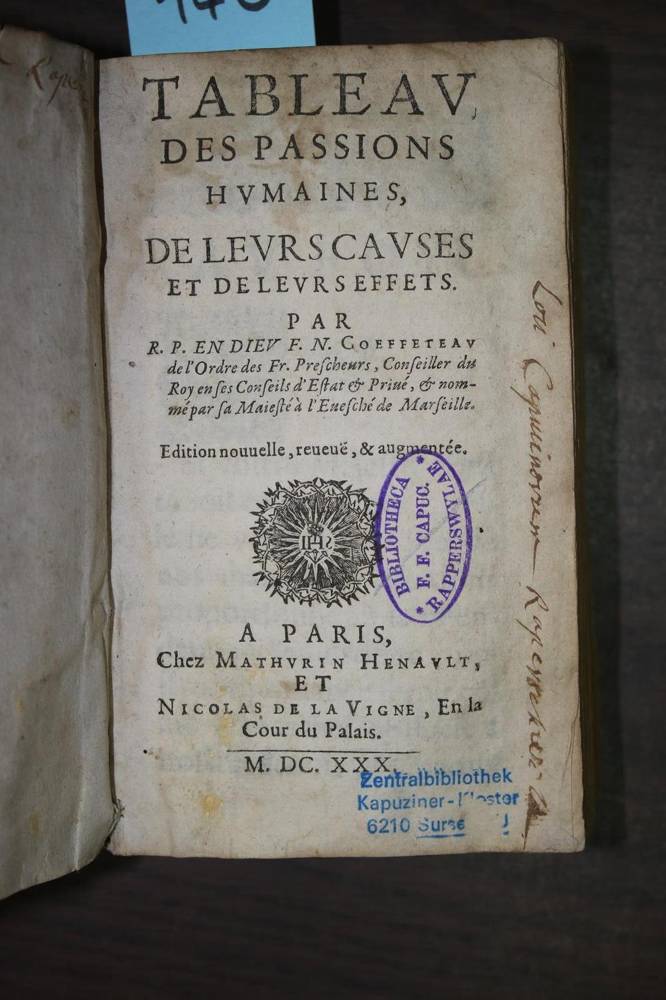 Große Abbildung Nr.1: 138-100 Coeffeteau,N.: (Alte Drucke, Handschriften und Theologie)