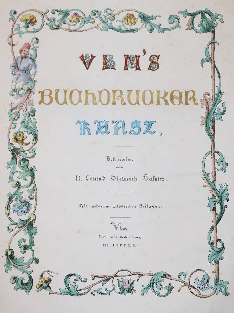 Große Abbildung Nr.1: 138-1036 Hassler,K.D.: (Buchdruck, Ulm)