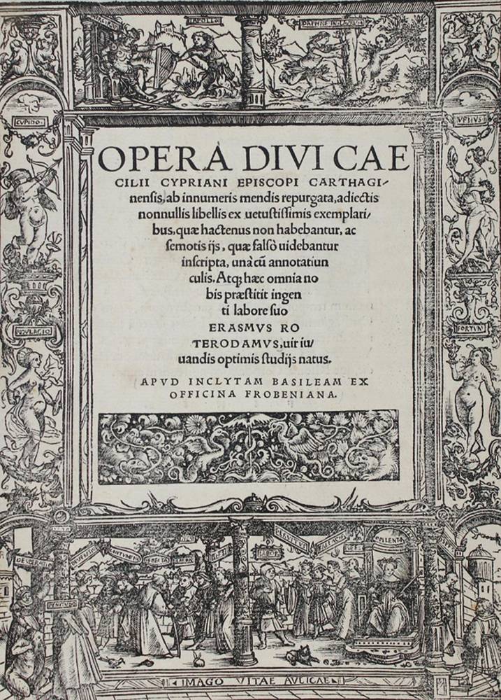 Große Abbildung Nr.1: 138-105 Cyprianus,C.: (Alte Drucke, Handschriften und Theologie)