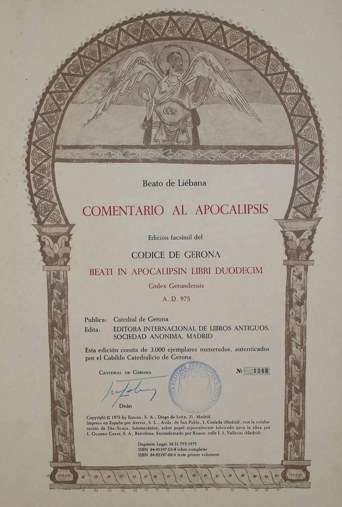 Große Abbildung Nr.2: 138-1055 Beatus von Liébana.: (Faksimile)