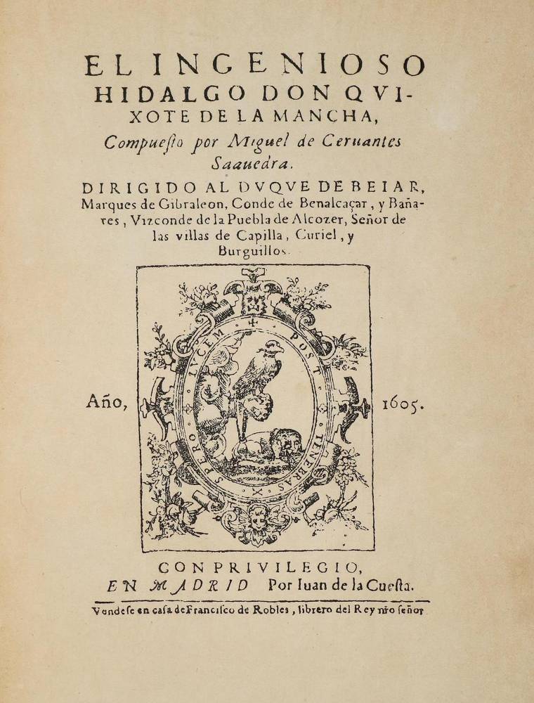 Große Abbildung Nr.1: 138-1064 Cervantes Saavedra,M.de.: (Faksimile)