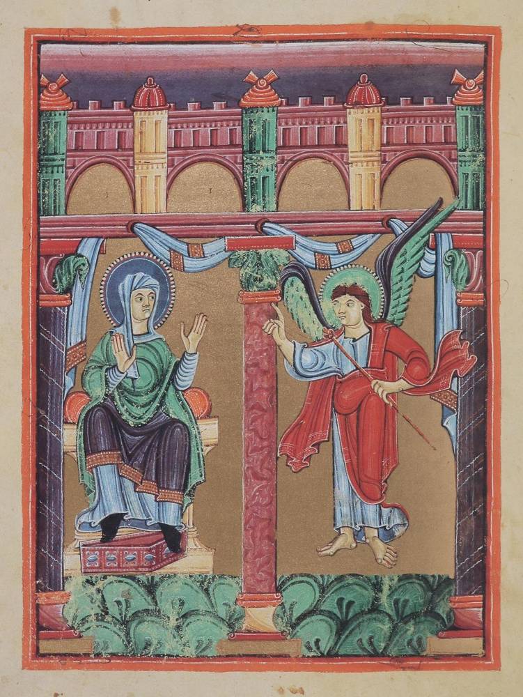 Große Abbildung Nr.1: 138-1073 Festtagsevangelistar mit Kanontafeln.: (Faksimile)