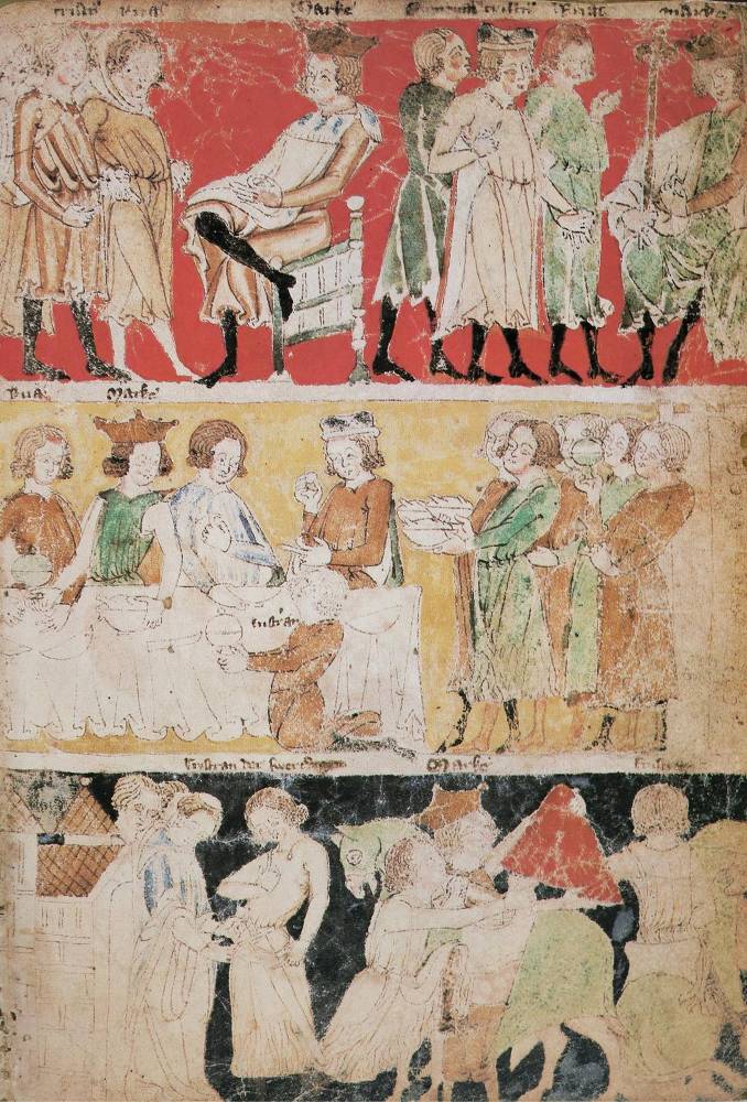 Große Abbildung Nr.1: 138-1077 Gotffried von Straßburg:: (Faksimile)