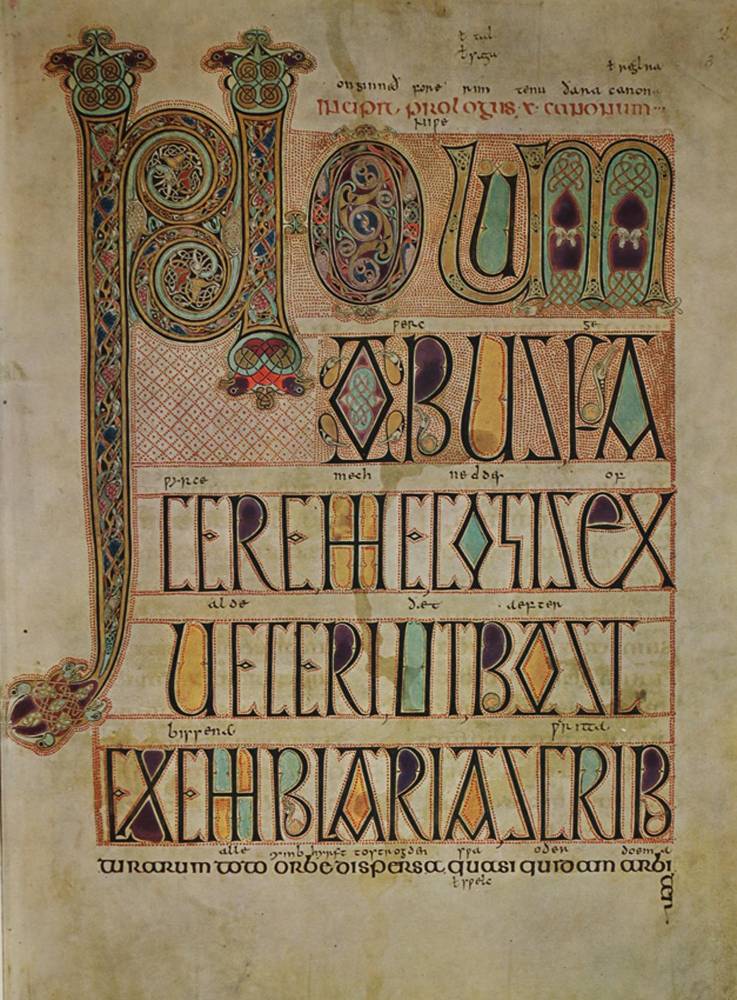 Große Abbildung Nr.1: 138-1089 Lindisfarnensis, Codex.: (Faksimile)