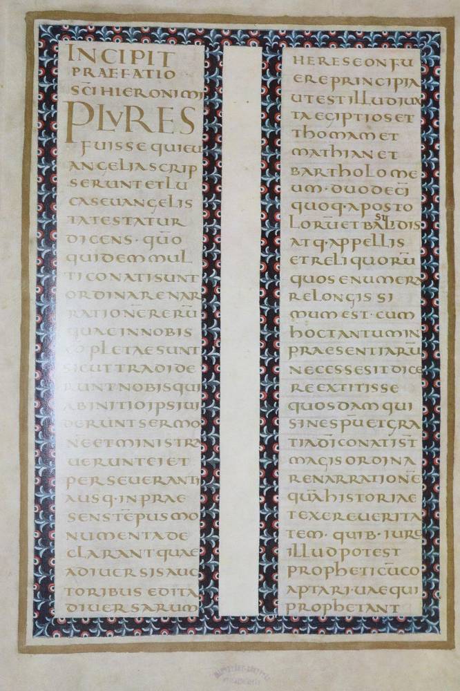 Große Abbildung Nr.1: 138-1091 Lorscher Evangeliar, Das.: (Faksimile)