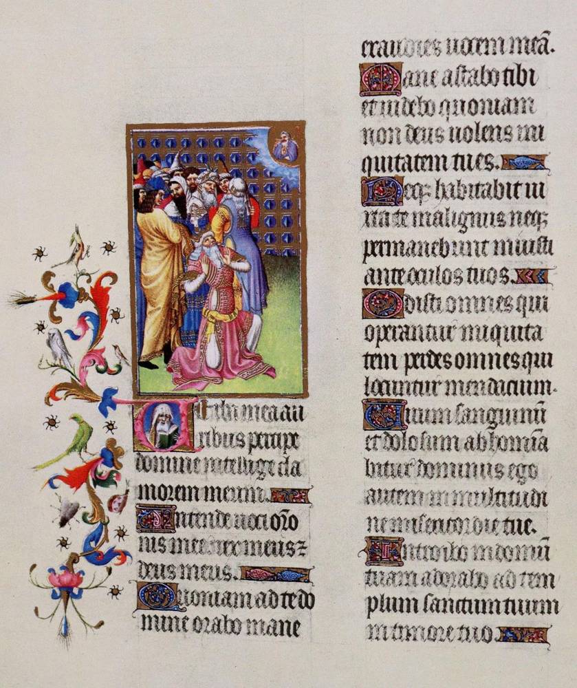 Große Abbildung Nr.5: 138-1121 Vorauer Volksbibel: (Faksimile)