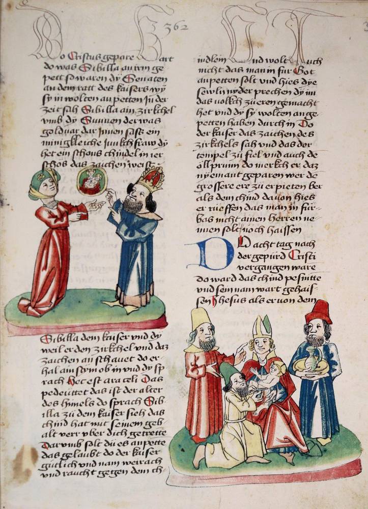 Große Abbildung Nr.9: 138-1121 Vorauer Volksbibel: (Faksimile)