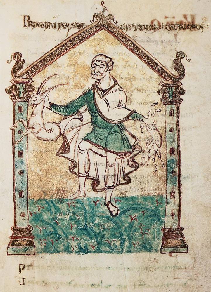 Große Abbildung Nr.1: 138-1123 Wandalbert von Prüm.: (Faksimile)