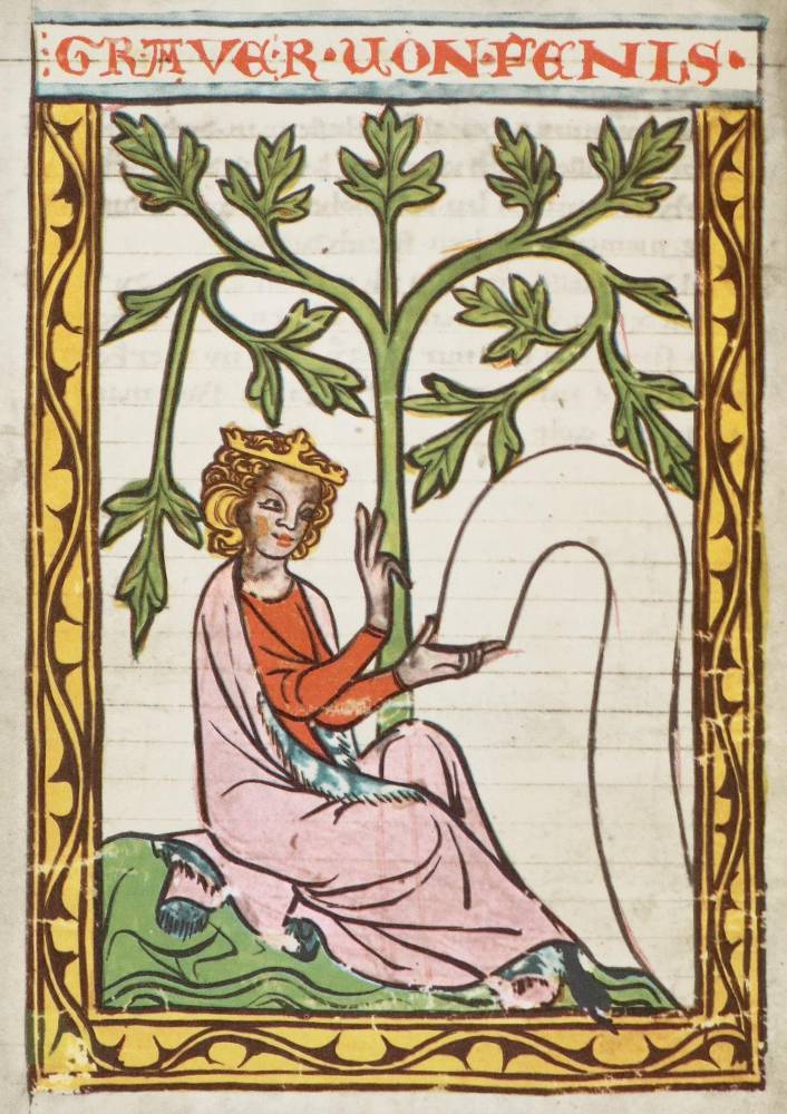 Große Abbildung Nr.1: 138-1124 Weingartner Liederhandschrift, Die.: (Faksimile)