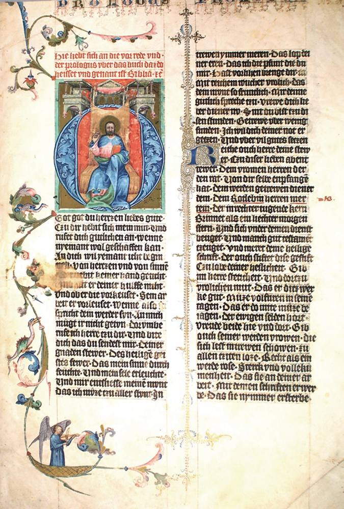Große Abbildung Nr.1: 138-1125 Wenzelsbibel.: (Faksimile)