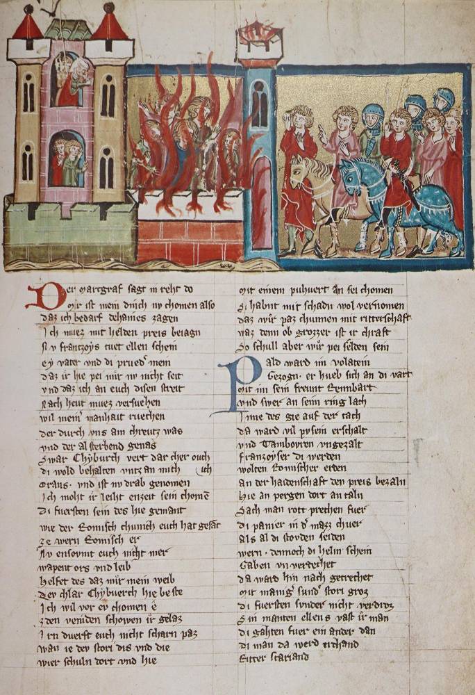Große Abbildung Nr.1: 138-1129 (Wolfram von Eschenbach).: (Faksimile)