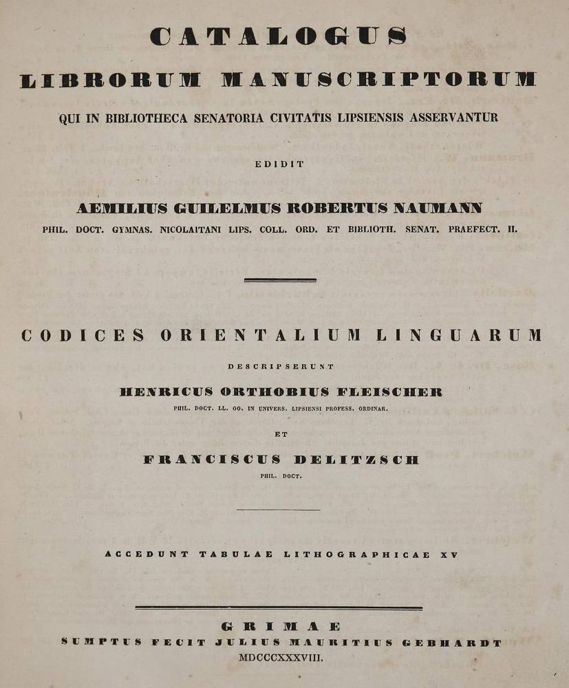 Große Abbildung Nr.1: 138-1132 Naumann,R.: (Handschriften, Leipzig)