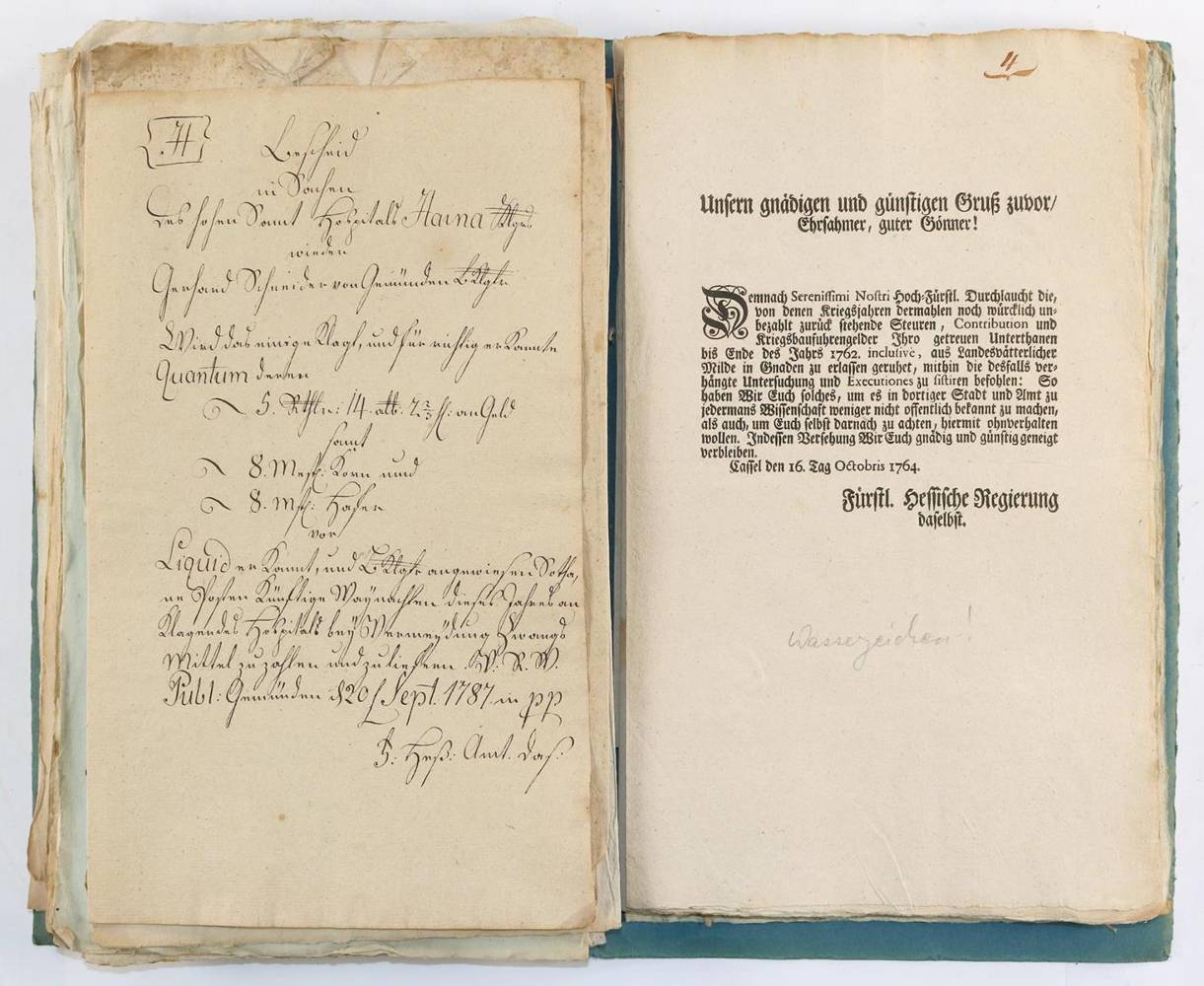 Große Abbildung Nr.3: 138-1168 Wasserzeichenpapier.: (Papier)
