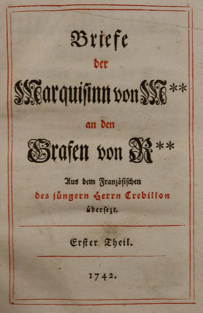Große Abbildung Nr.1: 138-1187 Crebillon,(C.P.J.)de.: (Erotika - Galantes)