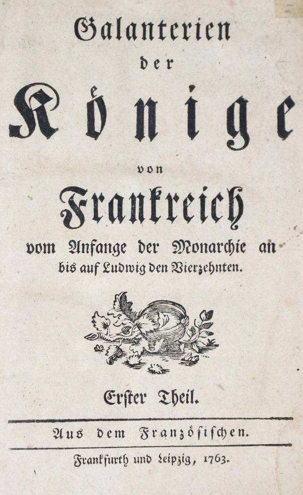 Große Abbildung Nr.1: 138-1202 (Vanel,C. u. H.de Sauval).: (Erotika - Galantes)