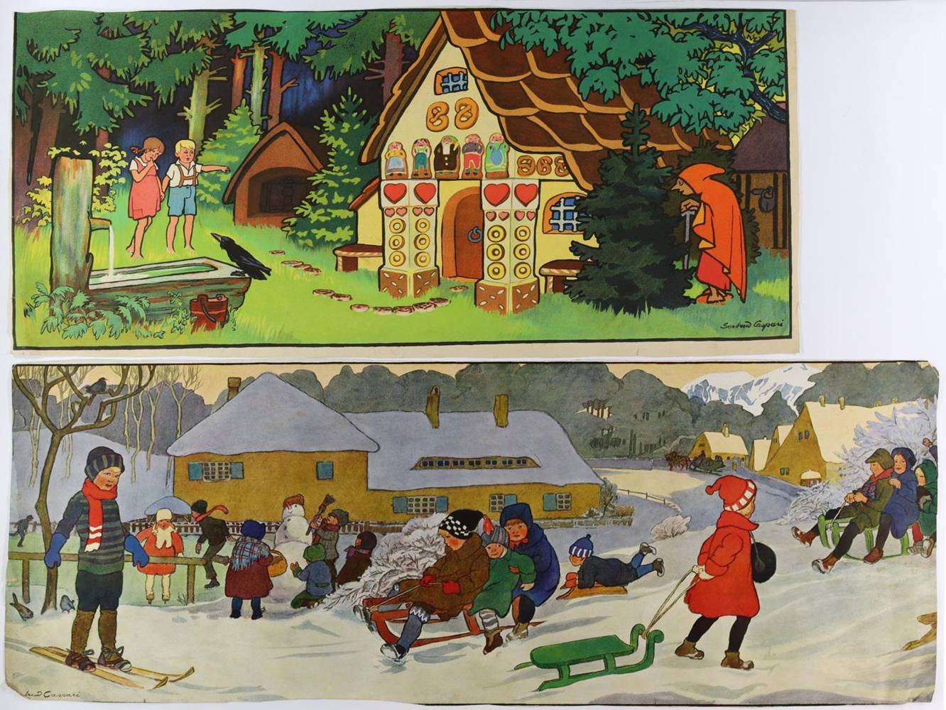 Große Abbildung Nr.1: 138-1227 Kinder Wandfriese.: (Kinder- und Jugendbücher)