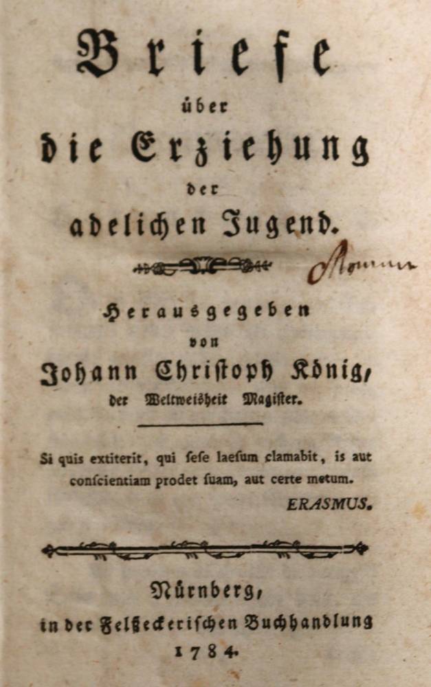 Große Abbildung Nr.1: 138-1240 König,J.C. (Hrsg.).: (Pädagogik)