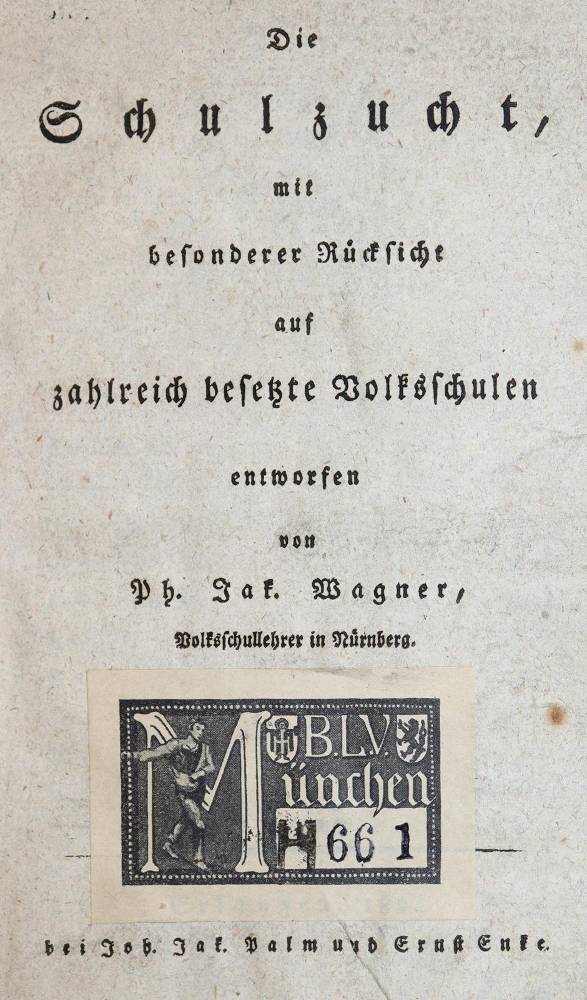 Große Abbildung Nr.1: 138-1254 Wagner,P.J.: (Pädagogik)