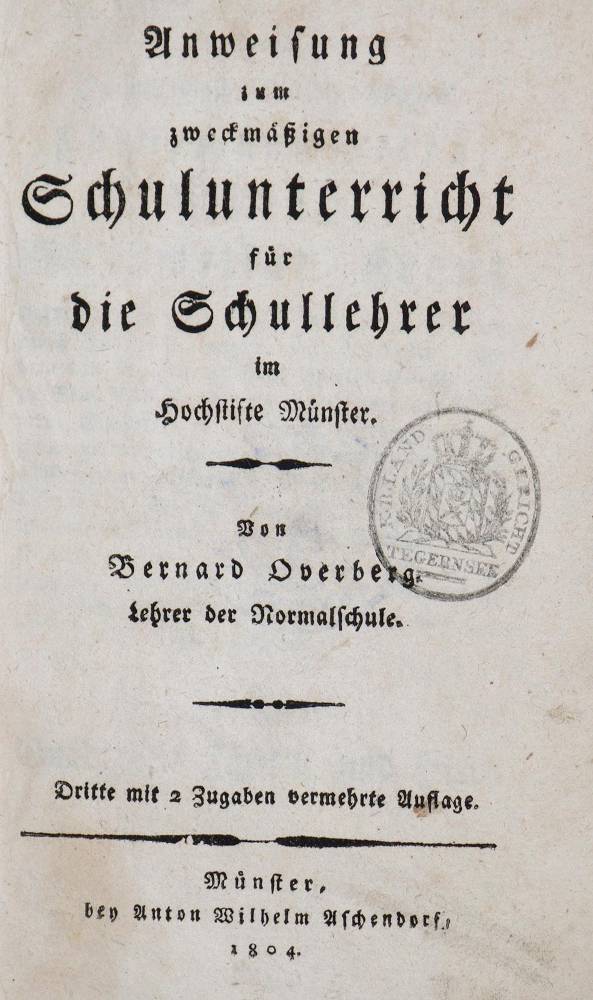 Große Abbildung Nr.3: 138-1255 Zerenner,C.C.G.: (Pädagogik)