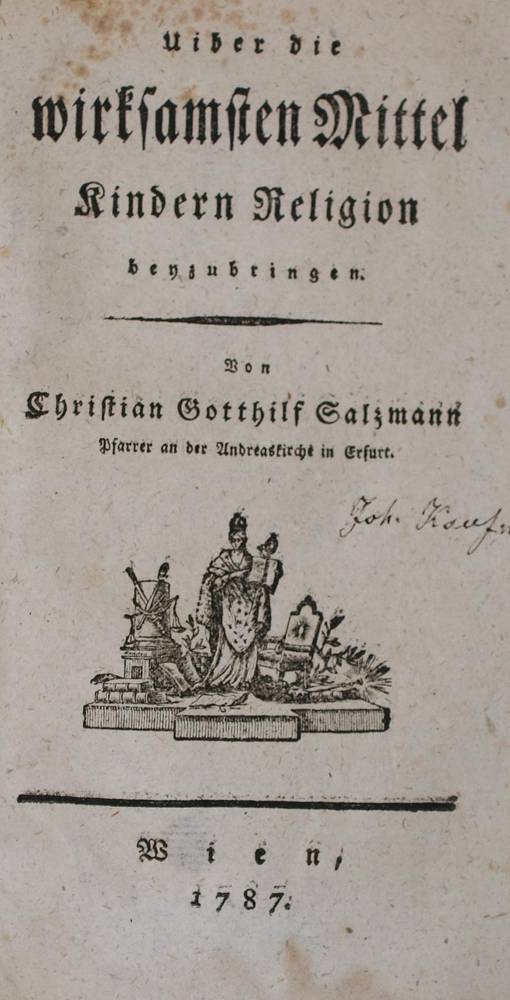 Große Abbildung Nr.1: 138-1262 Salzmann,C.G.: (Kinder- und Jugendbücher)