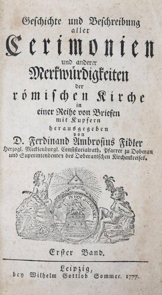 Große Abbildung Nr.1: 138-128 Fidler,F.A.: (Alte Drucke, Handschriften und Theologie)